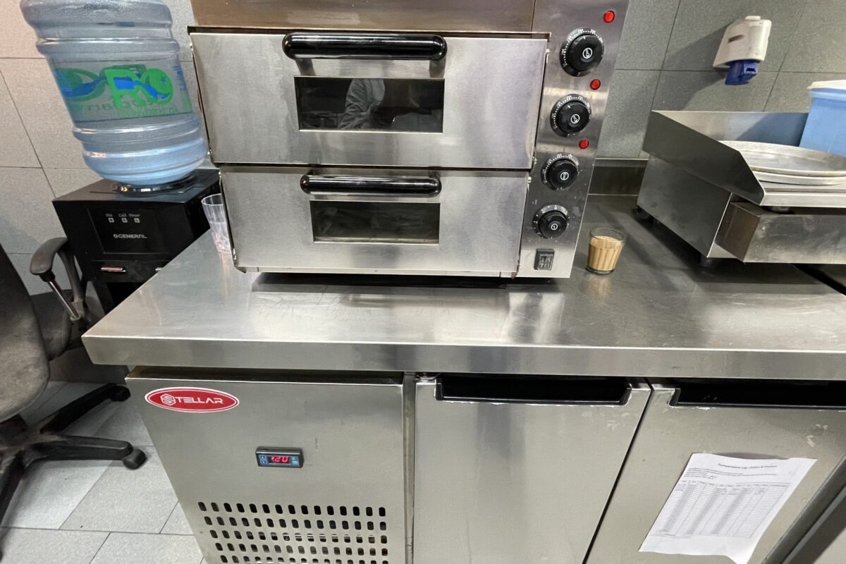 double electric oven