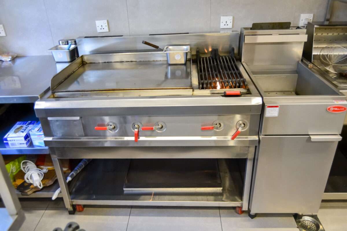 hot plate with grill